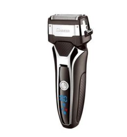 LCD Digital Display Electric Razor Reciprocating Rechargeable Shaver (Option: USB)
